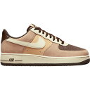 ナイキ メンズ スニーカー シューズ Nike Men 039 s Air Force 1 039 07 LV8 Shoes Brown/White