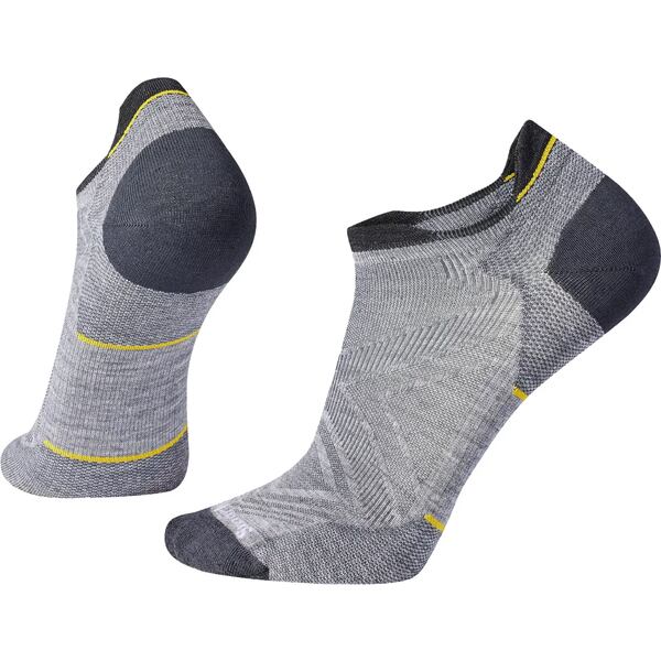 X}[gE[ Y C A_[EFA Smartwool Run Zero Cushion Low Ankle Socks Light Gray