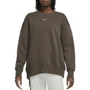ナイキ レディース パーカー・スウェットシャツ アウター Nike Sportswear Women's Phoenix Fleece Oversized Crewneck Sweatshirt Baroque Brown