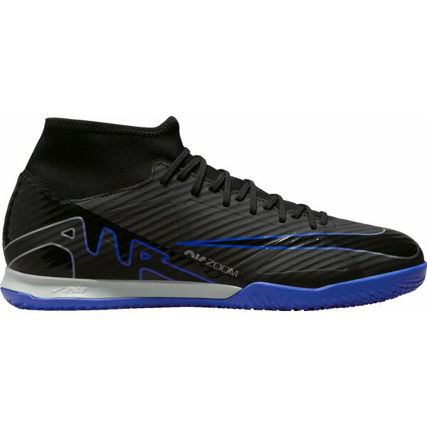 ナイキ メンズ サッカー スポーツ Nike Mercurial Zoom Superfly 9 Academy Indoor Soccer Shoes Black/Blue