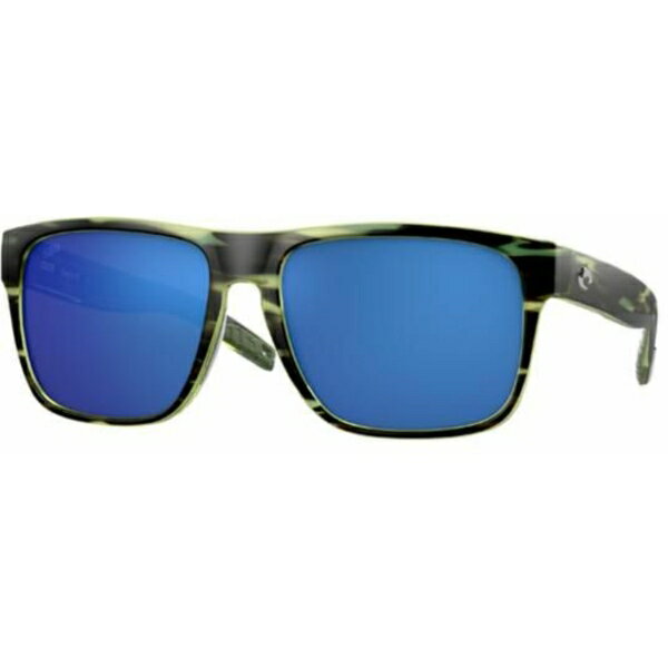 コスタデルマール メンズ サングラス・アイウェア アクセサリー Costa Del Mar Spearo XL 580G Polarized Sunglasses Matte Reef/Blue Mirror