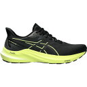 AVbNX Y Xj[J[ V[Y ASICS Men's GT-2000 12 Running Shoes Black/Yellow