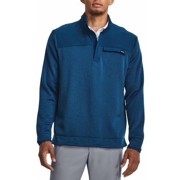 A_[A[}[ Y Vc gbvX Under Armour Men's Storm SweaterFleece 1/2 Zip Sweatshirt Varsity Blue/White