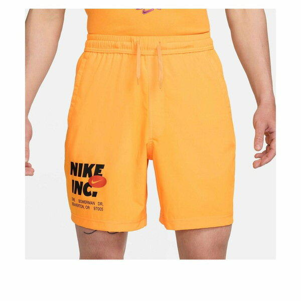 Nike ナイキ メンズ スニーカー 【Nike Form Dri-FIT 7" Unlined Fitness Shorts 'Yellow Black' FN3993-717】 サイズ US_M_XL