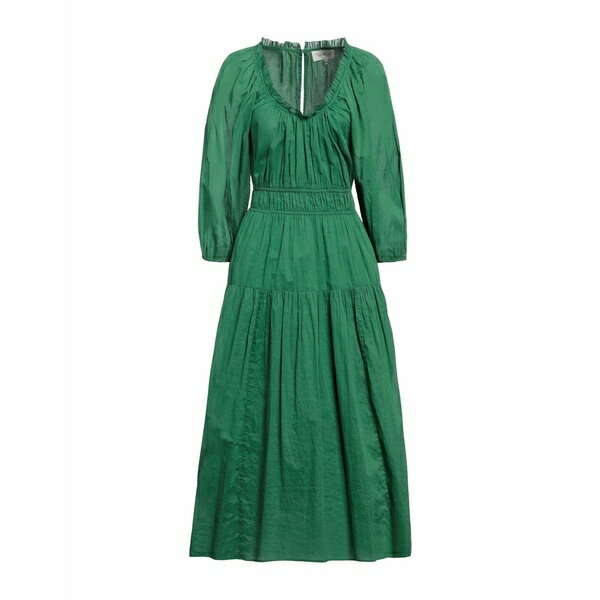 【送料無料】 ザ・グレート レディース ワンピース トップス Midi dresses Emerald green 1