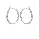 eB[E^n fB[X sAXCO ANZT[ Modern Hoop Earrings Silver