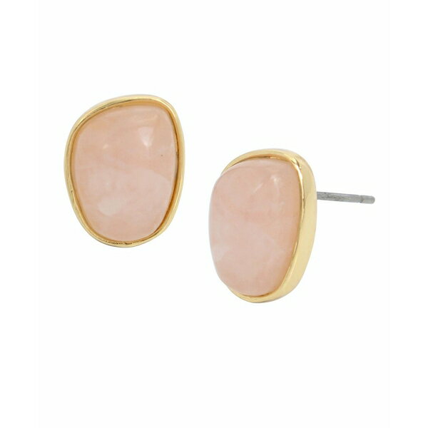 ロバート・リー・モーリス・ソーホー レディース ピアス＆イヤリング アクセサリー Rose Quartz Stud Earrings Rose Quartz, Gold