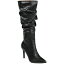 ジャーニーコレクション レディース ブーツ シューズ Women's Sarie Ruched Stiletto Boots Black