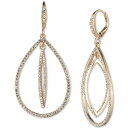 WoV[ fB[X sAXCO ANZT[ Crystal Pav&eacute; Orbital Drop Earrings GOLD