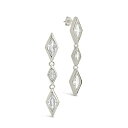 X^[OtH[Go[ fB[X sAXCO ANZT[ Cubic Zirconia Lissie Drop Stud Earrings Silver