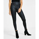 バースリー レディース カジュアルパンツ ボトムス Women 039 s Coated Leggings, Created for Macy 039 s Deep Black