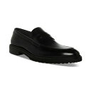 スティーブ マデン メンズ スリッポン・ローファー シューズ Men's Suttin Algonquin Moc-Toe Penny Loafer Black