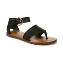 フランコサルト レディース サンダル シューズ Ruth Ankle Strap Sandals Black Faux Leather