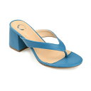 ジャーニーコレクション レディース パンプス シューズ Women 039 s Alika Block Heel Sandals Blue