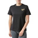リーボック レディース Tシャツ トップス Women 039 s Cotton Shine Logo T-Shirt, Created for Macy 039 s Black
