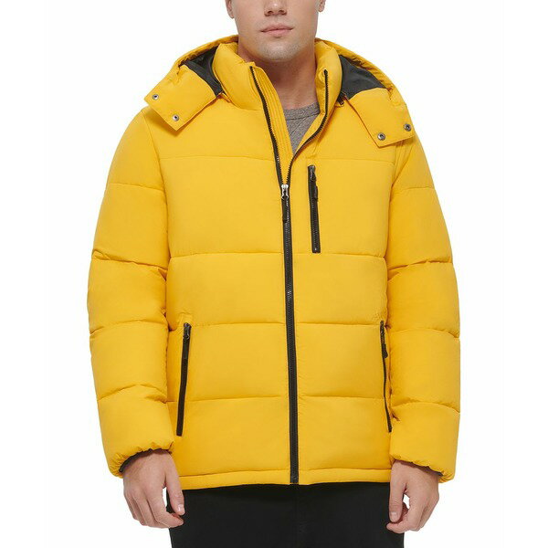 クラブルーム メンズ ジャケット＆ブルゾン アウター Men 039 s Stretch Hooded Puffer Jacket, Created for Macy 039 s Yellow
