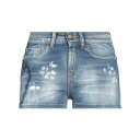 【送料無料】 フランキーモレロ レディース デニムパンツ ボトムス Denim shorts Blue