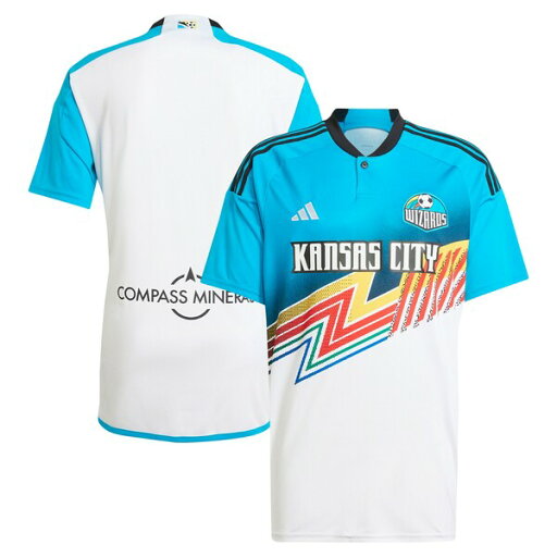アディダス メンズ ユニフォーム トップス Sporting Kansas City adidas 2024 Archive Replica Jersey White アディダス メンズ ユニフォーム トップス Sporting Kansas City adidas 2024 Archive Replica Jersey White