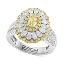 エフィー コレクション レディース リング アクセサリー EFFY White Diamond (7/8 ct. t.w.) & Yellow Diamond ...