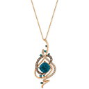 ルヴァン レディース ネックレス・チョーカー・ペンダントトップ アクセサリー Crazy Collection Deep Sea Blue Topaz¢...