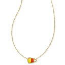 ケンドラスコット レディース ネックレス・チョーカー・ペンダントトップ アクセサリー 14k Gold-Plated Stone Candy Corn Adju...