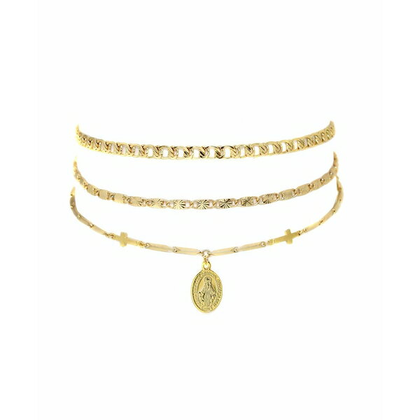 エティカ レディース ネックレス・チョーカー・ペンダントトップ アクセサリー Mixed Layers Necklace Gold