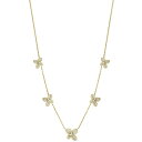 エフィー コレクション レディース ネックレス・チョーカー・ペンダントトップ アクセサリー EFFY Diamond Five Flower 18