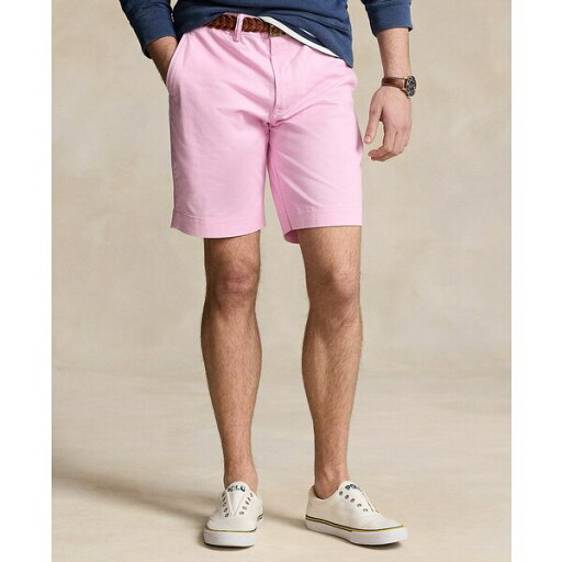 ラルフローレン メンズ カジュアルパンツ ボトムス Men's Stretch Classic-Fit 9" Shorts Carmel Pink ラルフローレン メンズ カジュアルパンツ ボトムス Men's Stretch Classic-Fit 9" Shorts Carmel Pink