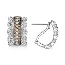 ルヴァン レディース ピアス&イヤリング アクセサリー Nude Diamond (1 ct. t.w.) & Chocolate Diamond (1 ct....