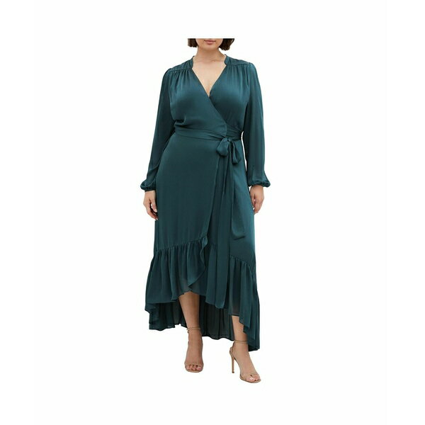 シティーシック レディース ワンピース トップス Plus Size Rylie Love Maxi Dress Teal