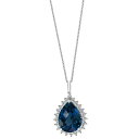 エフィー コレクション レディース ネックレス・チョーカー・ペンダントトップ アクセサリー EFFY London Blue Topaz (12-7/8 ct....