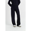 シンティアンドパーカー レディース カジュアルパンツ ボトムス Chinti & Parker Women's Wool & Cashmere Wide Leg Track Pant Navy