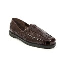 ディアースタッグス メンズ スリッポン・ローファー シューズ Men's Antonio Huarache Slip-on Loafers Dark Brown