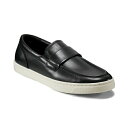 ロックポート メンズ スリッポン・ローファー シューズ Men's Reller Casual Slip-On Flat Loafers Black leath...