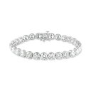 バッジェリーミシュカ レディース ブレスレット・バングル・アンクレット アクセサリー Lab Grown Diamond Tennis Bracelet (20...