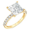 バッジェリーミシュカ レディース リング アクセサリー IGI Certified Lab Grown Diamond Princess-Cut Engagem...