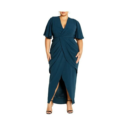 シティーシック レディース ワンピース トップス Plus Size Braelynn Maxi Dress Emerald シティーシック レディース ワンピース トップス Plus Size Braelynn Maxi Dress Emerald