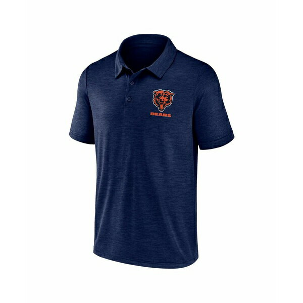 ファナティクス メンズ シャツ トップス Men's Navy Chicago Bears Making Waves Polo Navy