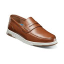 ノンブッシュ メンズ スリッポン・ローファー シューズ Men's Luca Moc Toe Penny Loafer Cognac