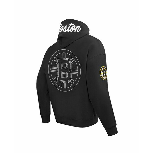 プロスタンダード メンズ パーカー・スウェットシャツ アウター Men's Black Boston Bruins Paint the City Pullover Hoodie Black