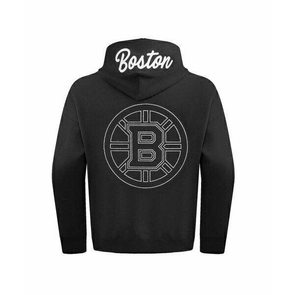 プロスタンダード メンズ パーカー・スウェットシャツ アウター Men's Black Boston Bruins Paint the City Pullover Hoodie Black