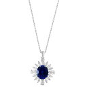 エフィー コレクション レディース ネックレス・チョーカー・ペンダントトップ アクセサリー EFFY Lab Grown Sapphire (4-1/2 ct....