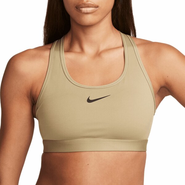 ナイキ レディース カットソー トップス Nike Women s Swoosh Medium Support Padded Sports Bra Neutral Olive