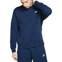 ナイキ メンズ パーカー スウェットシャツ アウター Nike Men 039 s Sportswear Club Fleece Crewneck Sweatshirt Midnight Navy/White