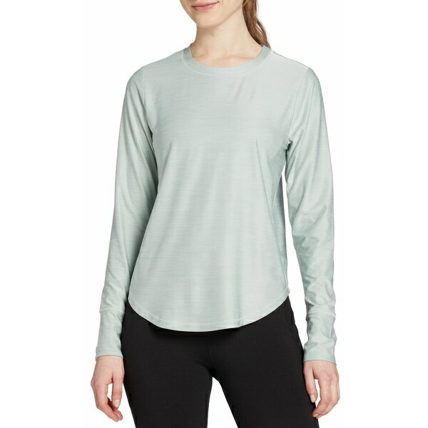 DSG fB[X Vc gbvX DSG Women's 365 Heather Long Sleeve Shirt Pale Seaglass Heather