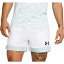 ޡ  ϡա硼 ܥȥॹ Under Armour Men's UA Baseline 5'' Shorts White/Halogen Blue