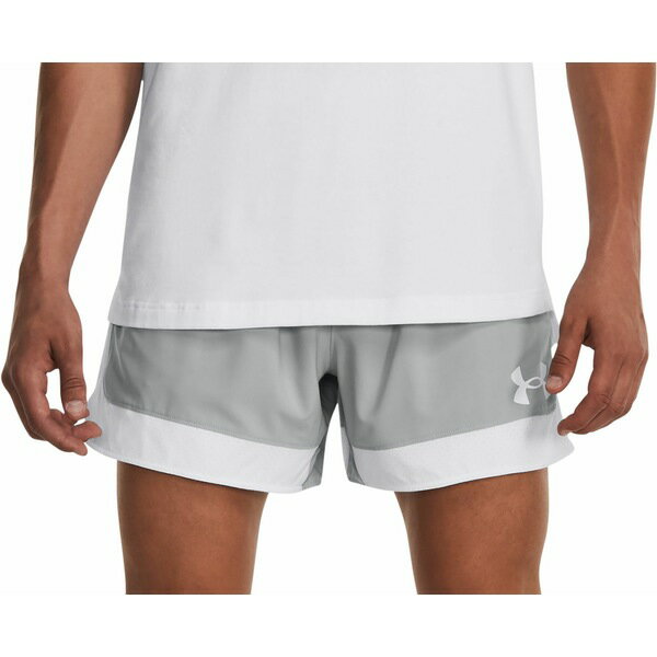 アンダーアーマー メンズ ハーフ＆ショーツ ボトムス Under Armour Men's UA Baseline 5'' Shorts Mod Gray/White