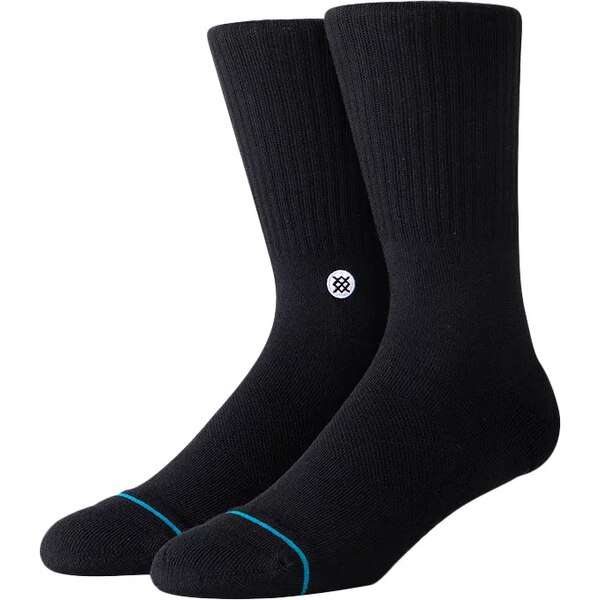 X^X Y C A_[EFA Stance Men's Icon Crew Socks Black/White