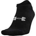 A_[A[}[ Y C A_[EFA Under Armour Men's Training No Show Golf Socks 6 Pack Black