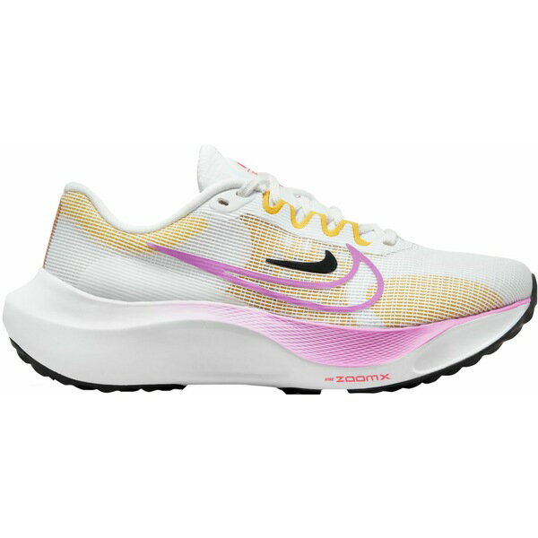 ʥ ǥ ˥ ݡ Nike Women's Zoom Fly 5 Running Shoes White/Fuschia
